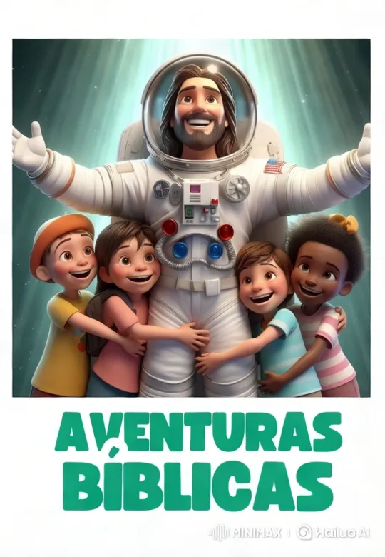 Astronaut Embraces Children in Inspirational Space Scene – AI Generated Video | Hailuo AI
