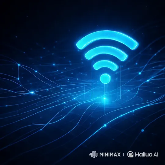 Dynamic Holographic Network Visualization – AI Generated Video | Hailuo AI