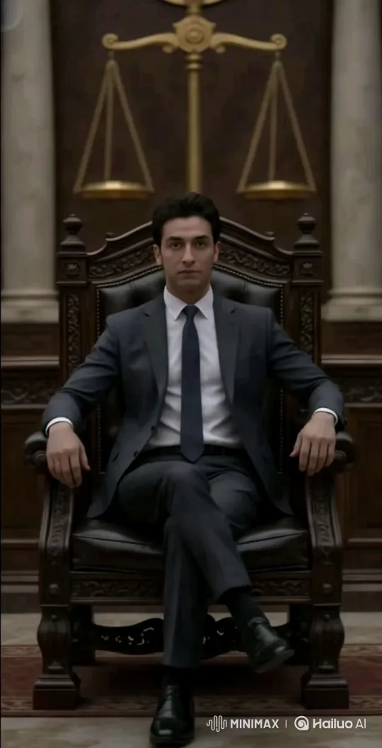 Authority Figure in Grand Courtroom Setting – AI Generated Video | Hailuo AI