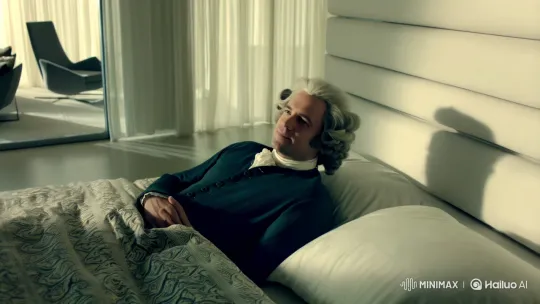 Modern Newton: A Contemporary Bedside Scene – AI Generated Video | Hailuo AI