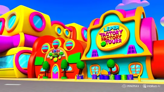 Title: Journey Through a Leopard Toy Factory – AI Generated Video | Hailuo AI