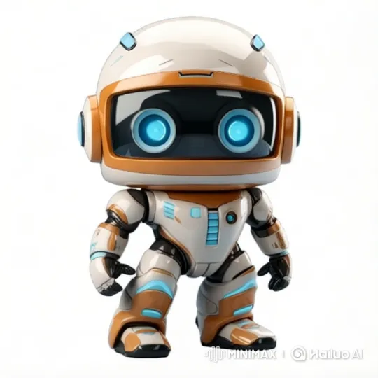 Friendly Futuristic Robot Greets in Live2D Animation – AI Generated Video | Hailuo AI