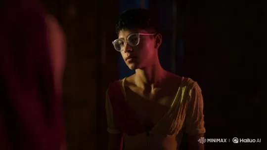 Intimate Portrait with Moody Lighting and Subtle Movements – AI Generated Video | Hailuo AI