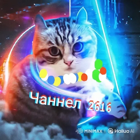 Futuristic Cat Wields Sword in Neon Environment – AI Generated Video | Hailuo AI