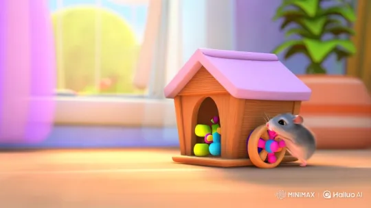 Tiny Paws TV: Dwarf Hamster's Charming Intro – AI Generated Video | Hailuo AI