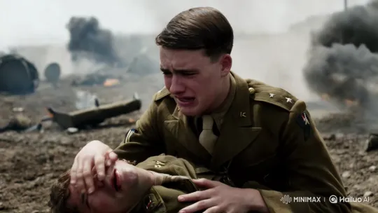Young Soldier's Anguish Amidst Battlefield Chaos – AI Generated Video | Hailuo AI