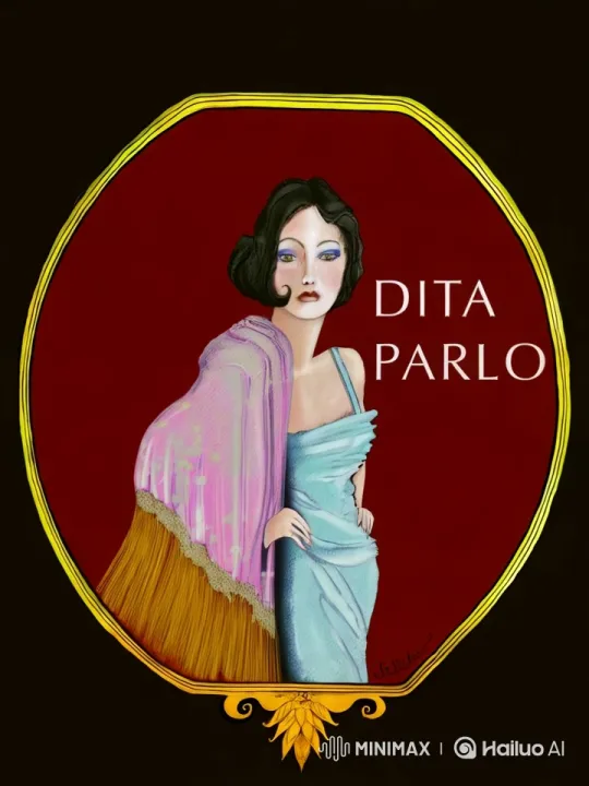 Vintage Elegance: Dita Parla in 1920s Live2D Animation – AI Generated Video | Hailuo AI