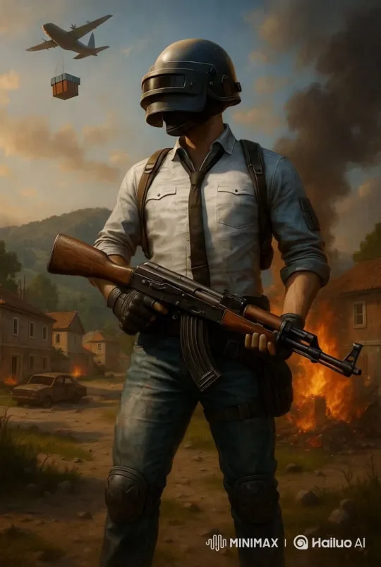 War Hero Shoots, Chases Red Smoke Crate, Retrieves Pan – AI Generated Video | Hailuo AI