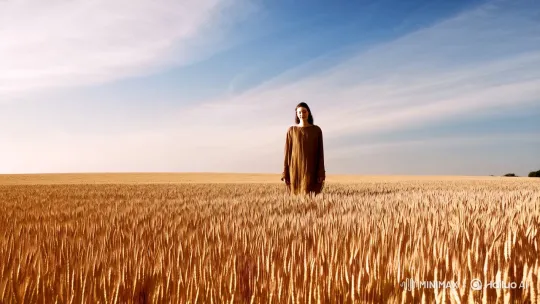 Tranquil Journey Through Swaying Wheat Field – AI Generated Video | Hailuo AI