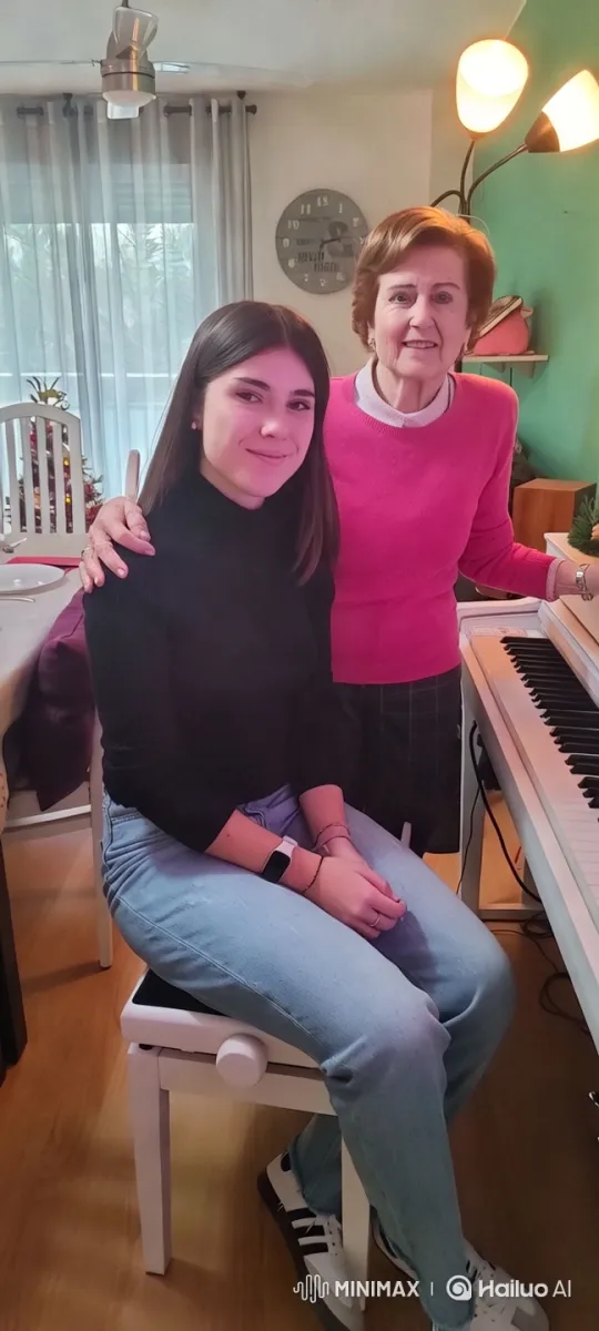 Women Embrace and Dance in Cozy Christmas Setting – AI Generated Video | Hailuo AI