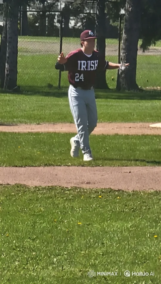 Baseball Player Prepares on Sunny Field – AI Generated Video | Hailuo AI