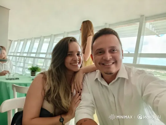 Couple's Intimate Moment in Modern Dining Area – AI Generated Video | Hailuo AI