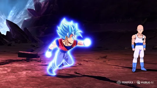 Goku and Saitama's Epic Showdown in Ultra Instinct – AI Generated Video | Hailuo AI