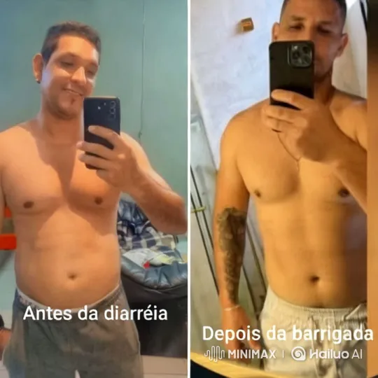 Physical Transformation: Before and After Eating – AI Generated Video | Hailuo AI