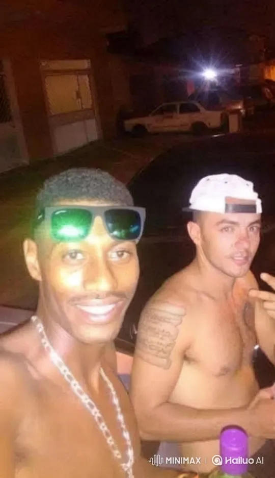 Nighttime Kiss Between Two Men Captured – AI Generated Video | Hailuo AI