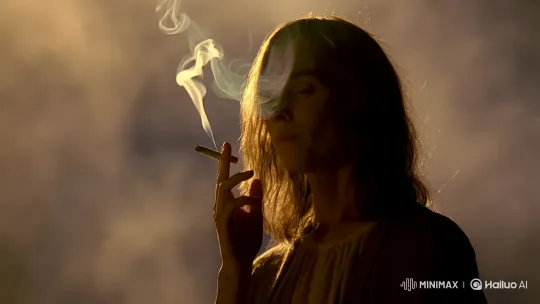 Introspective Figure in Ethereal Mist Scene – AI Generated Video | Hailuo AI