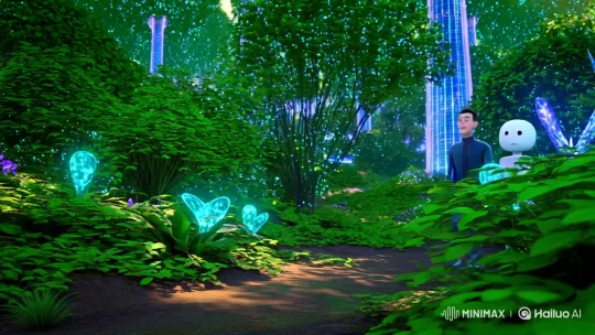 Digital Forest: A Blend of Nature and Technology – AI Generated Video | Hailuo AI