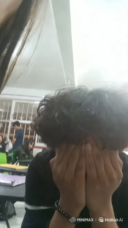 Young Man in Distress in a Bright Classroom – AI Generated Video | Hailuo AI