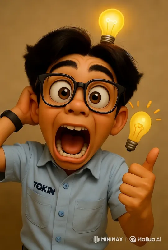 Boy Gets Excited Idea with Comic Effect – AI Generated Video | Hailuo AI