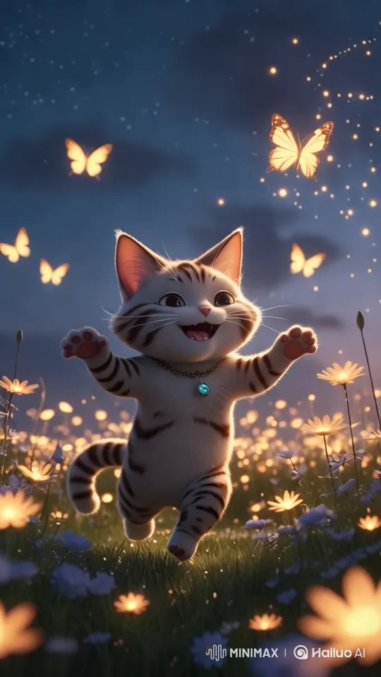 Cute Creature's Enchanted Twilight Adventure – AI Generated Video | Hailuo AI