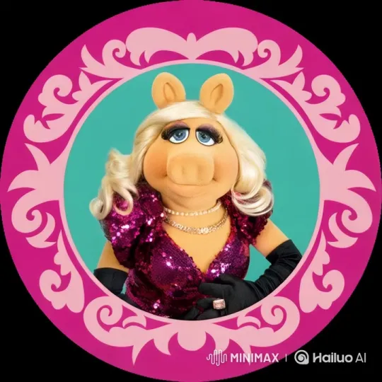 Miss Piggy's Joyful Disney Adventure – AI Generated Video | Hailuo AI