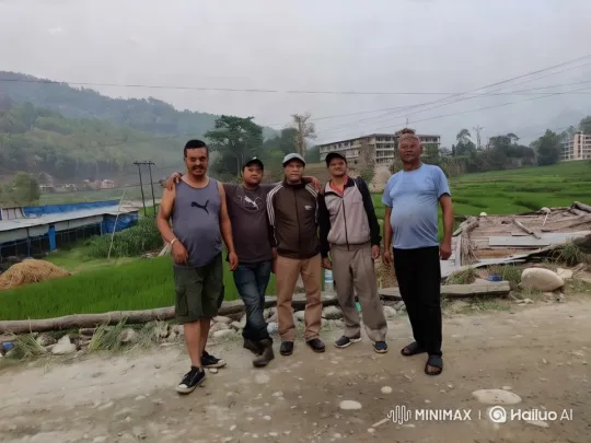 Rural Men Dancing in Lush Landscape – AI Generated Video | Hailuo AI