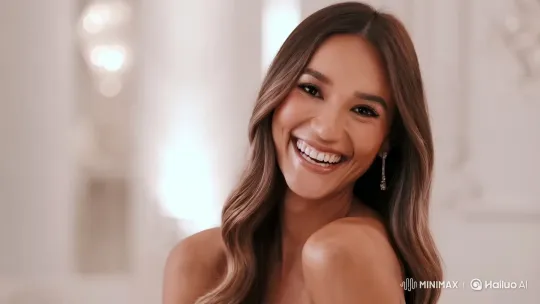 Elegant Woman in Stylish Dress Captures Attention – AI Generated Video | Hailuo AI