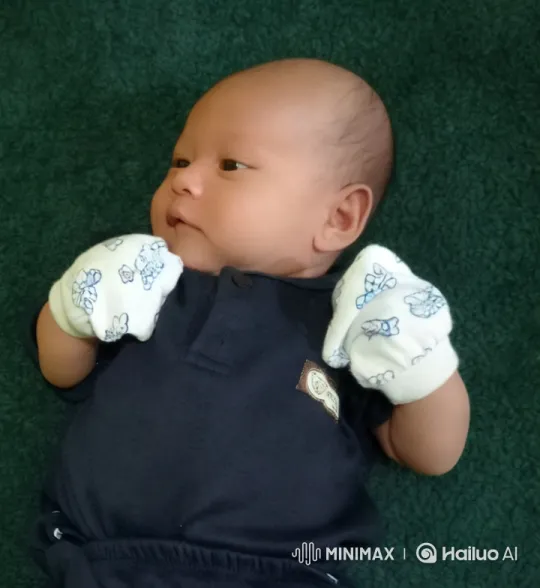 Baby Joyfully Dancing on Green Carpet – AI Generated Video | Hailuo AI