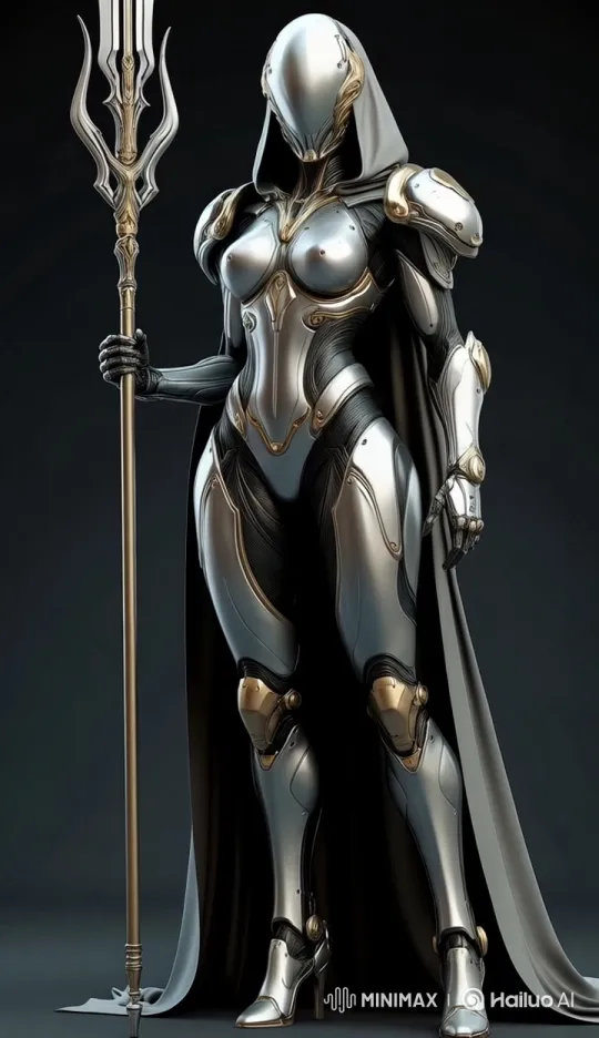 Futuristic Armored Figure in Live2D Animation – AI Generated Video | Hailuo AI