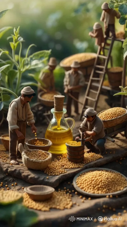 Aesthetic and Precise Curry Extraction by Tiny Farmers – AI Generated Video | Hailuo AI