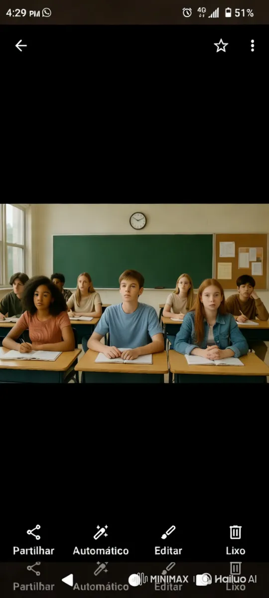 Serene Classroom Setting with Focused Students – AI Generated Video | Hailuo AI