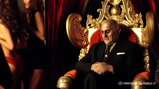 Mafia Boss Reveals Hidden Identity at Women's Party – AI Generated Video | Hailuo AI