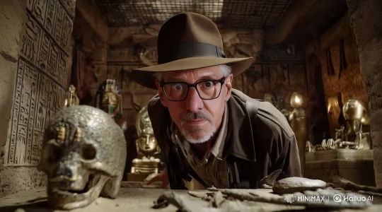 Ancient Chamber Discovery by Intrepid Explorer – AI Generated Video | Hailuo AI