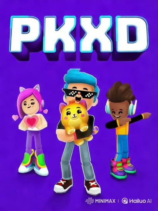 Vibrant PKXD Characters in Playful Poses – AI Generated Video | Hailuo AI