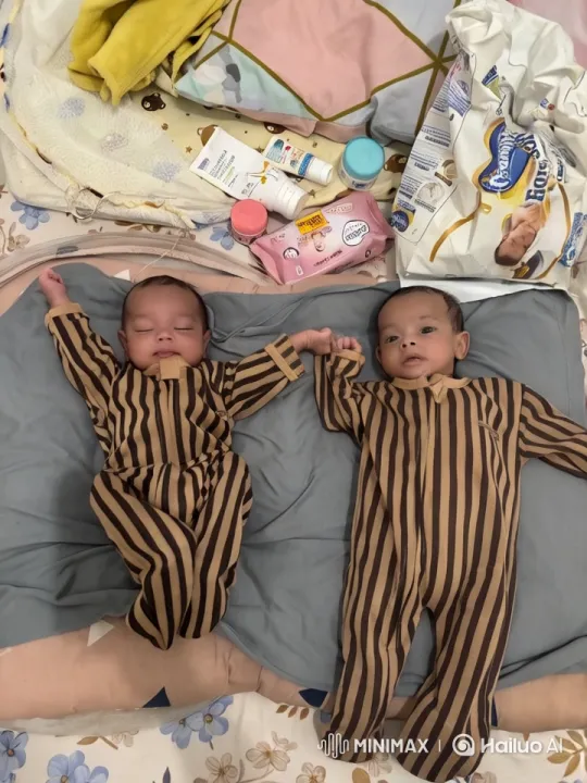 Twin Babies Dance Energetically in Playful Setting – AI Generated Video | Hailuo AI