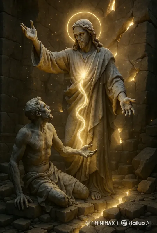 Mystical Statues in Enchanted Light – AI Generated Video | Hailuo AI