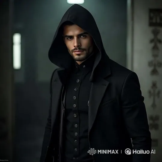 Mysterious Figure in Enigmatic Hallway - A Short Cinematic Clip – AI Generated Video | Hailuo AI