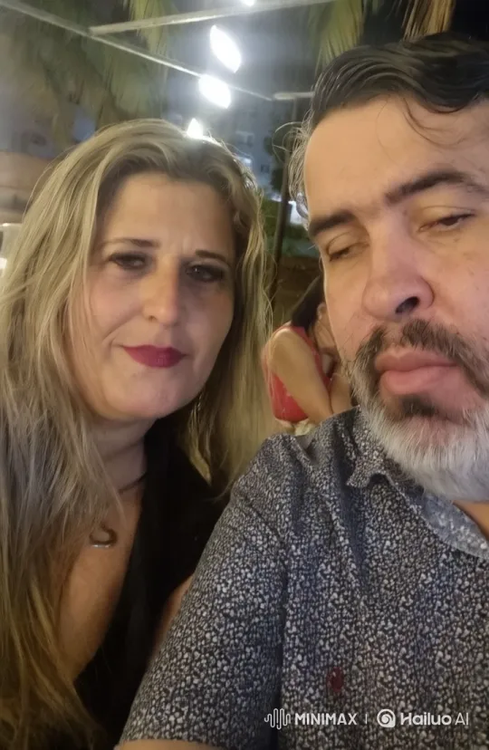 Romantic Couple's Kiss in Night's Ambient Light – AI Generated Video | Hailuo AI