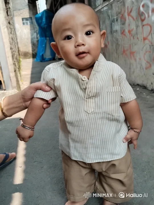 Child's Joyful Dance in Urban Alleyway – AI Generated Video | Hailuo AI