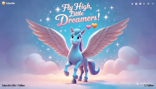 Magical Pegasus Inspires Dreamers to Fly High – AI Generated Video | Hailuo AI