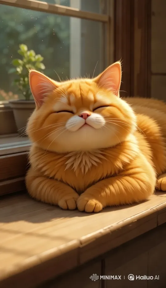 Orange Cat Bakes Pizza After Unexpected Awakening – AI Generated Video | Hailuo AI