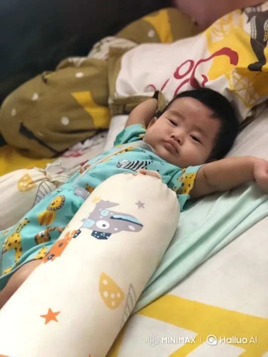 Baby Dancing Joyfully on Colorful Bed – AI Generated Video | Hailuo AI