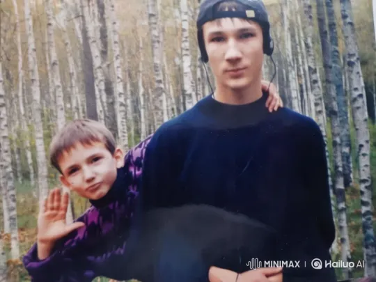 Portrait of a Person and Child in a Forest Setting – AI Generated Video | Hailuo AI