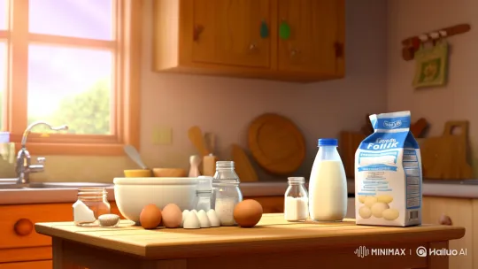 Cat's Whisker-Tickling Pancake Adventure – AI Generated Video | Hailuo AI