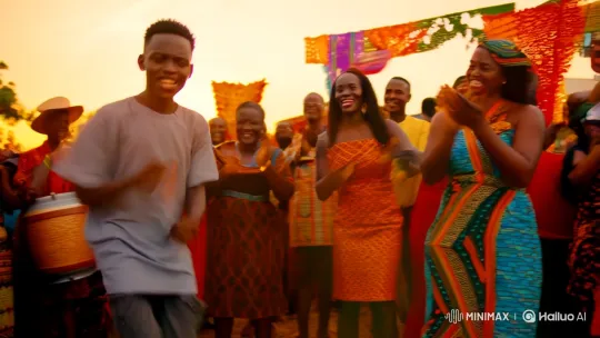 African Dancer Celebrates Culture in Vibrant 4K Sunset Setting – AI Generated Video | Hailuo AI