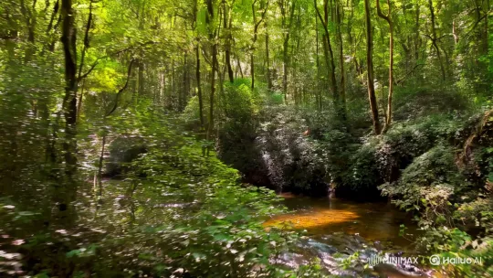 Naturewatch: Serene Forest and Vibrant Bird Detail – AI Generated Video | Hailuo AI