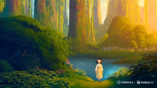 Enchanted Landscape: A Studio Ghibli-Inspired Panorama – AI Generated Video | Hailuo AI