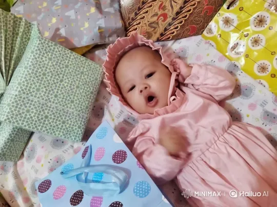 Baby Dancing in Festive Gift Wrappings – AI Generated Video | Hailuo AI