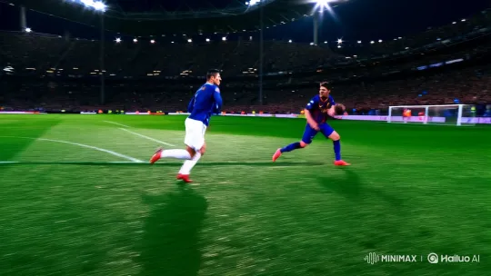 Cristiano Ronaldo and Lionel Messi Epic Showdown – AI Generated Video | Hailuo AI