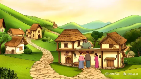 Portrait of a Virtuous Village Grocer – AI Generated Video | Hailuo AI